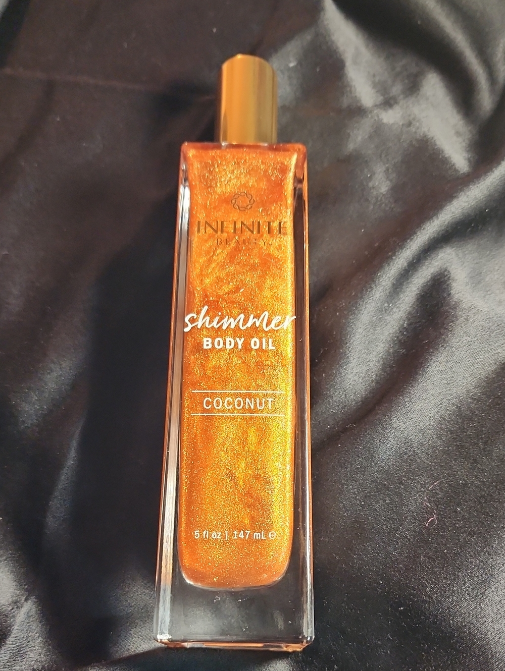 Coconut Shimmer Body Oil — Radiant Gold